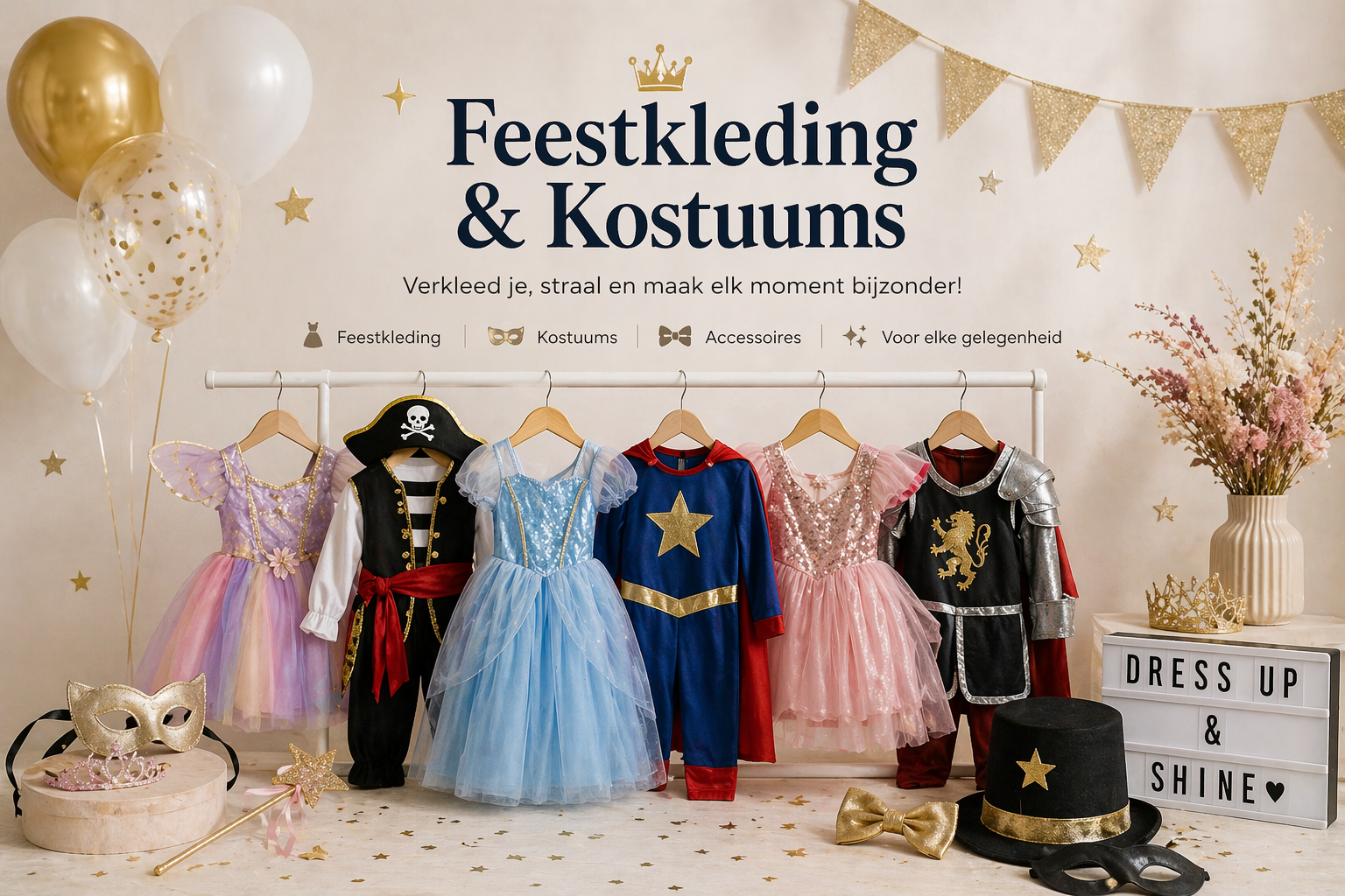 Feestkleding & Verkleedkleding Collectie – Carnaval, Halloween & Themafeesten | Dames & Heren Kostuums