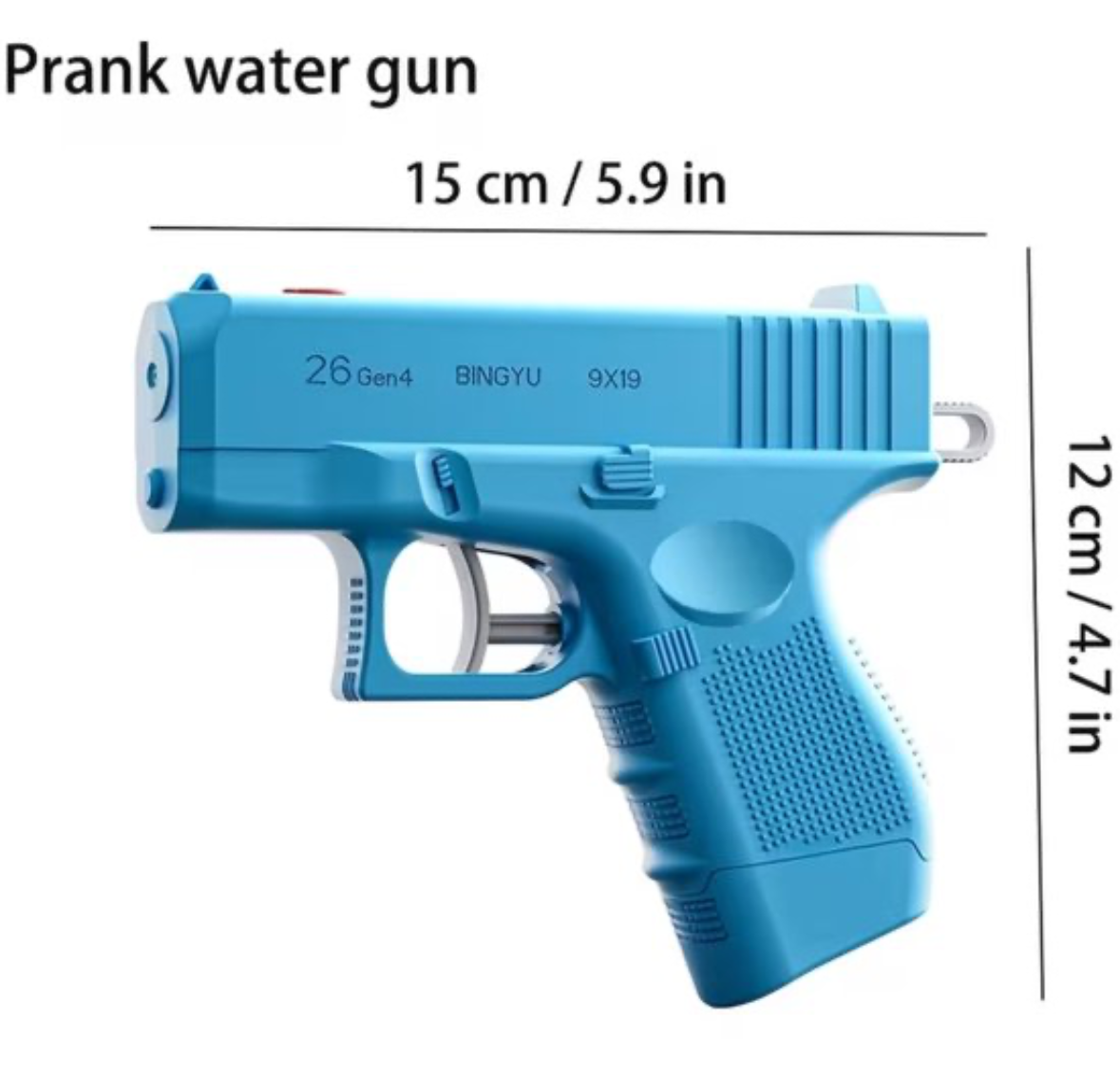 Prank Gun Waterpistool – Dubbelzijdige Grap Water Gun – Oranje