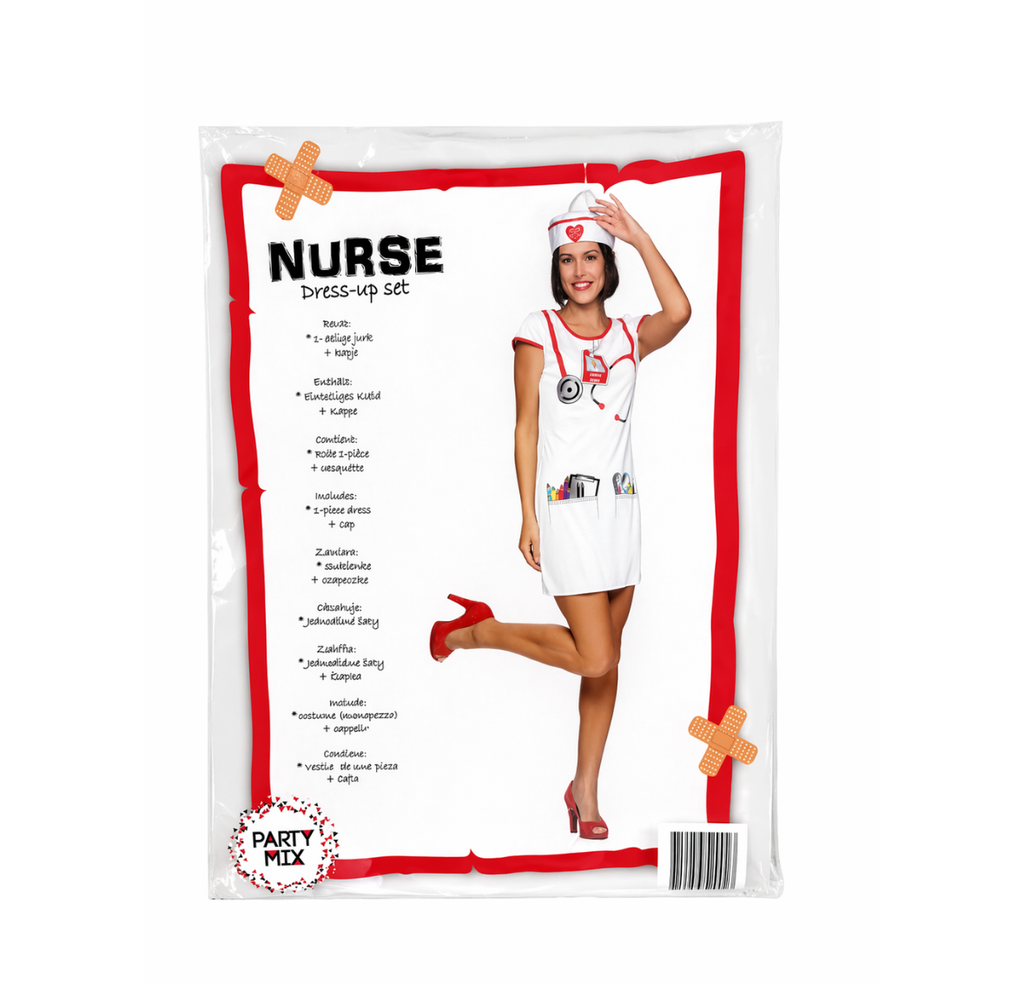 Sexy Nurse/verpleegster Verkleedset – Party Mix Kostuum